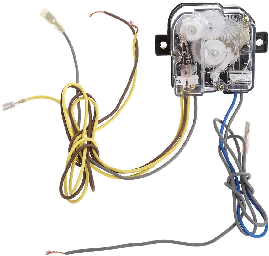 Pinhaijing 6-Wire Washing Machine Timer 90 Degree Central Hole Distance 68mm Switch Shaft