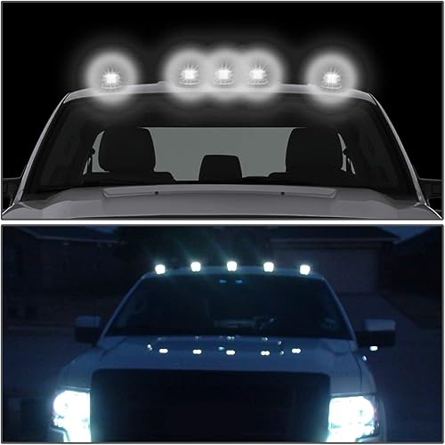 Miniatura 5 de DNA Motoring CBL-DR94-SM-W 5 luces LED para techo de cabina