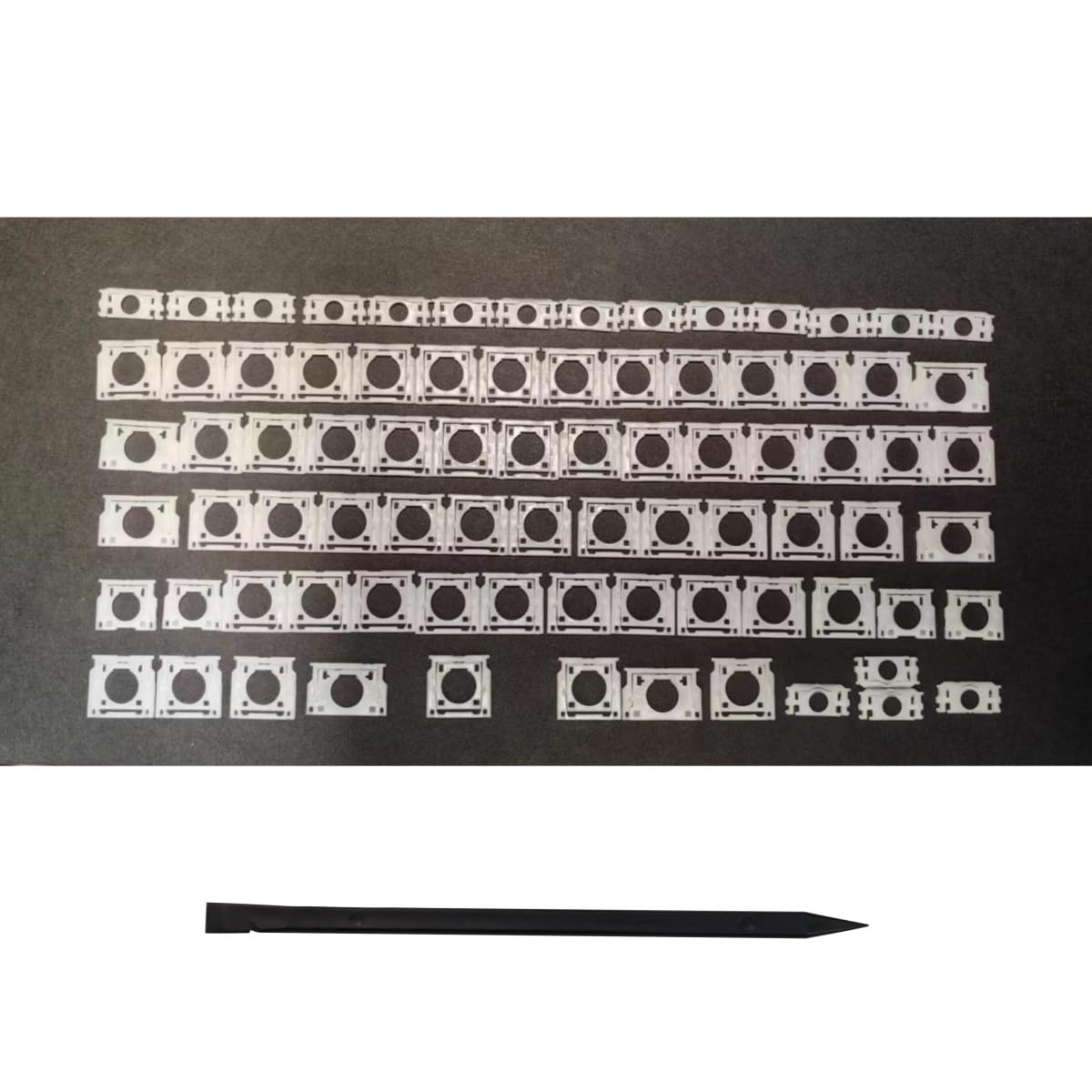 Replacement US Keyboard Full Set of Scissor Clips Hinge Applicable for MacBook Pro 13" / 15" Retina Model A1425 A1502 A1398 2012-2015 Year for MacBook