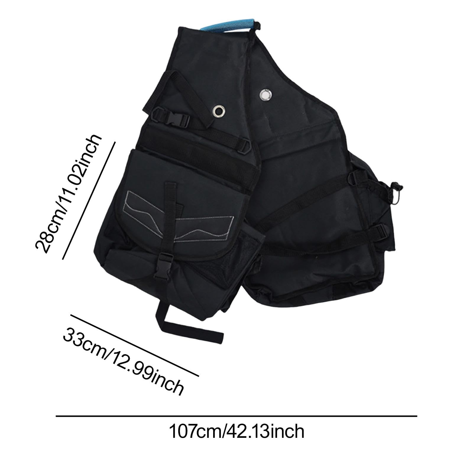 Bolsa de Lona para Silla de Montar, Ligera, Compacta, Multiusos, para Equitación/Deportes Western.