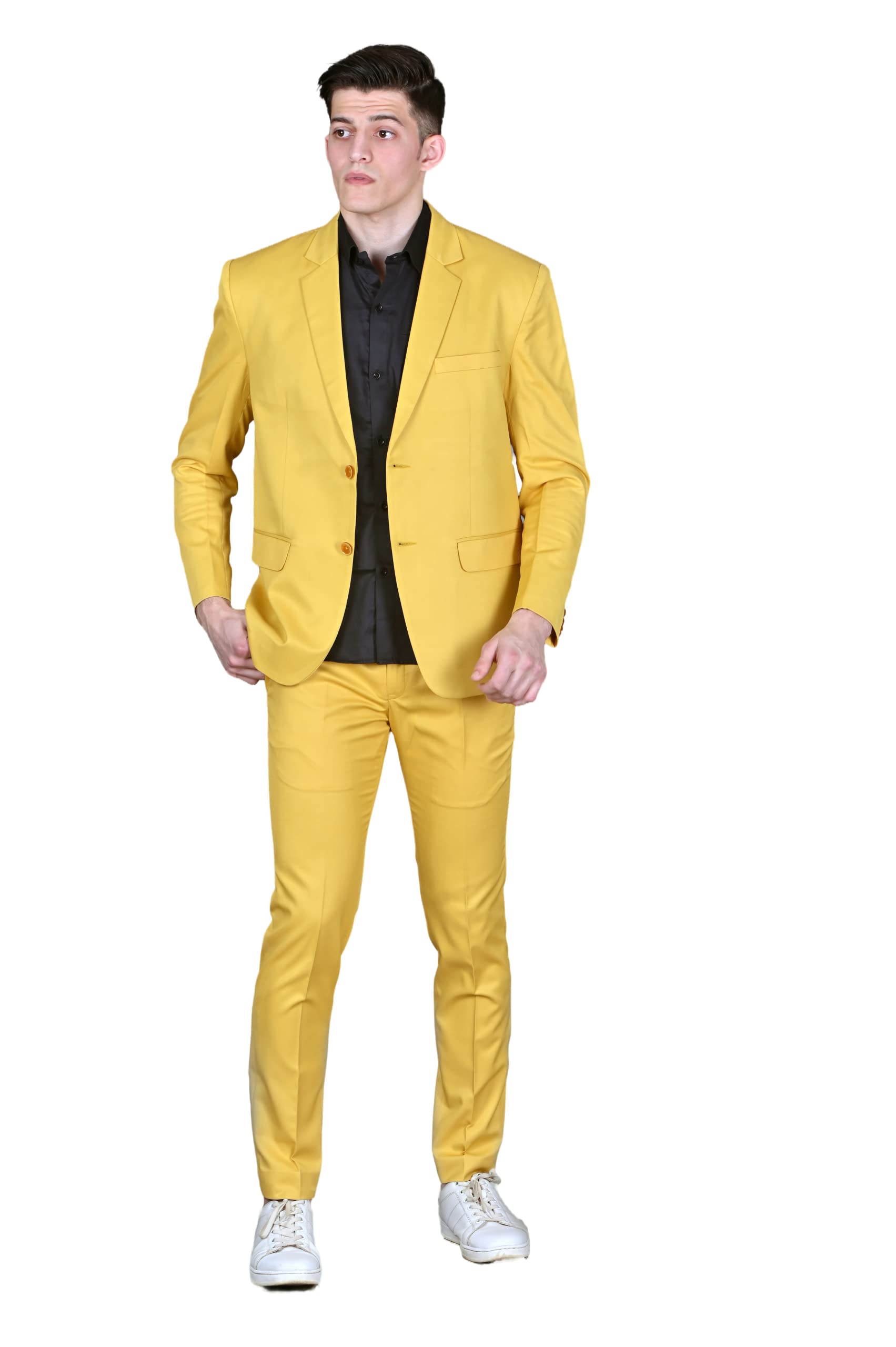 Vooz Men Yellow Suit