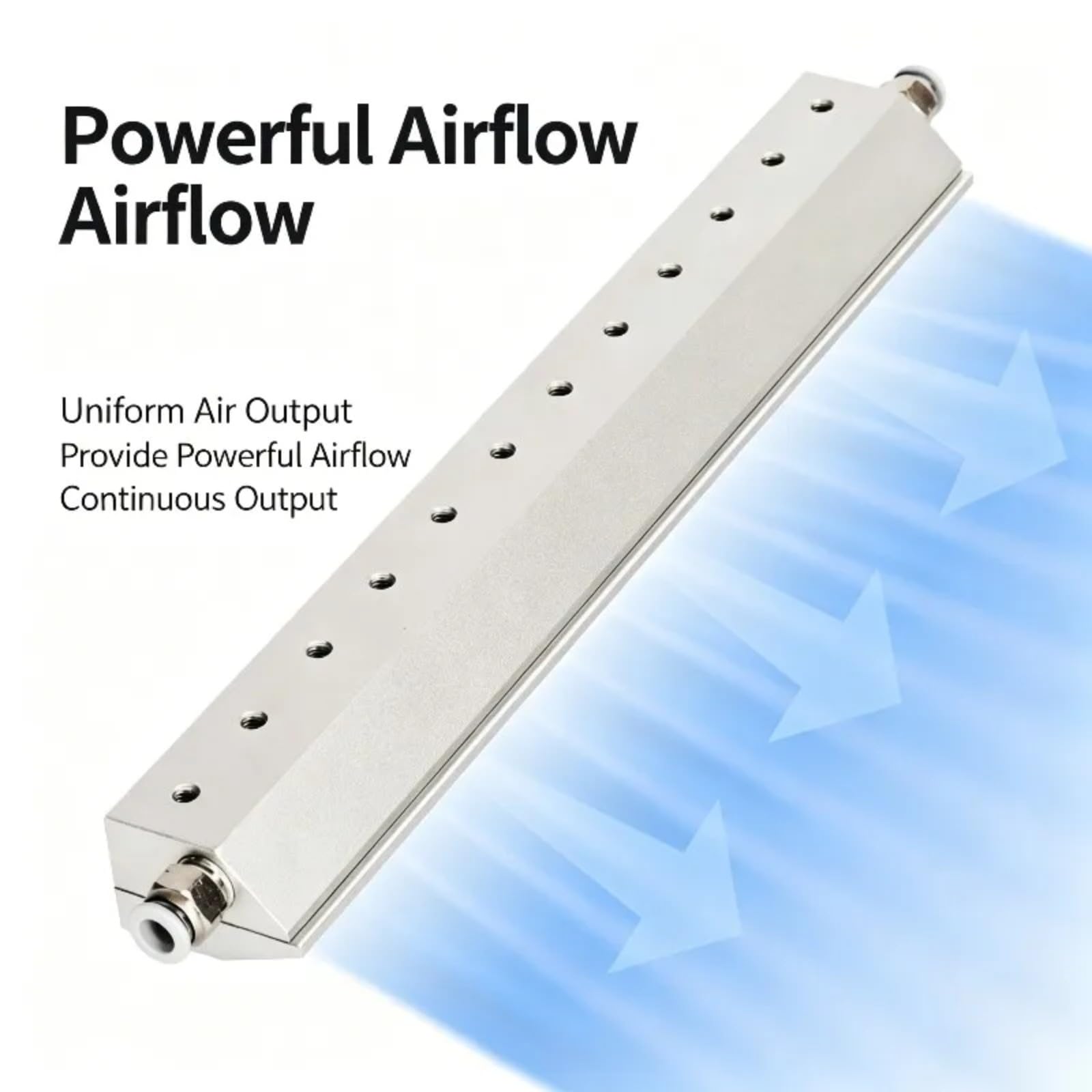 Kompresyjny nóż aluminiowy Super Air 30-2100 mm (125 mm)