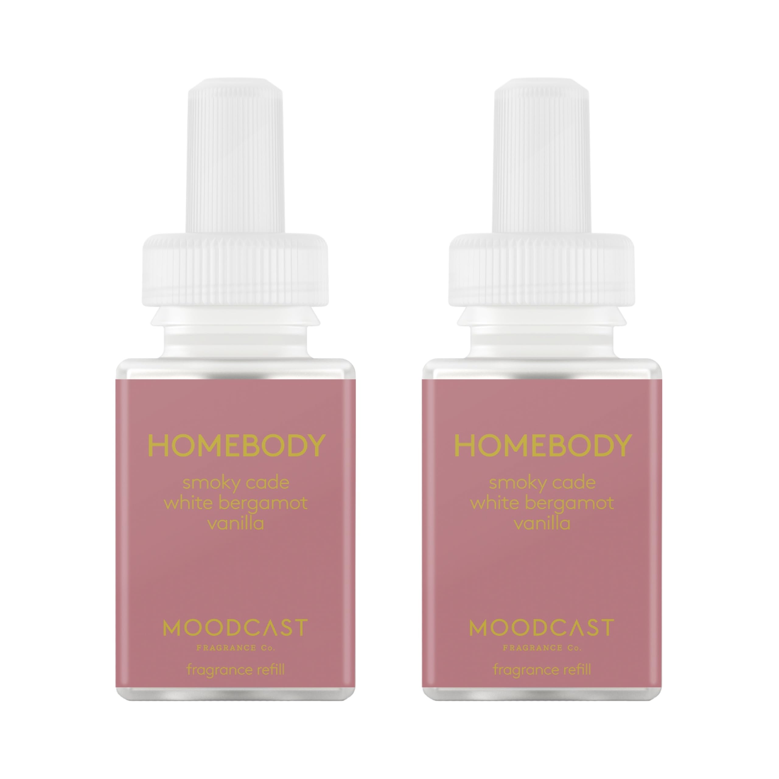 Pura & Moodcast Home Scent Refill - Smart Home Air Diffuser - Up to 120-Hours of Luxury Fragrance per Refill - Home Essential - Clean & Safe Diffuser Fragrance - 2 Pack, Homebody