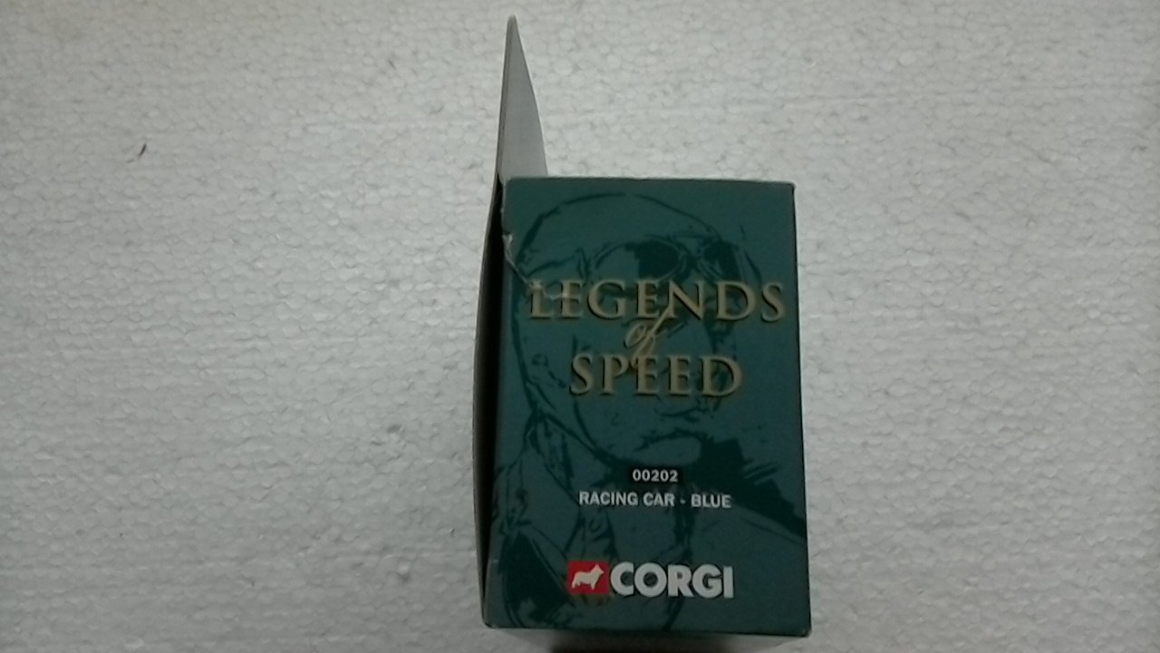 CORGI LEGENDS OF SPEED BLUE RACING CAR 00202 - Image 4