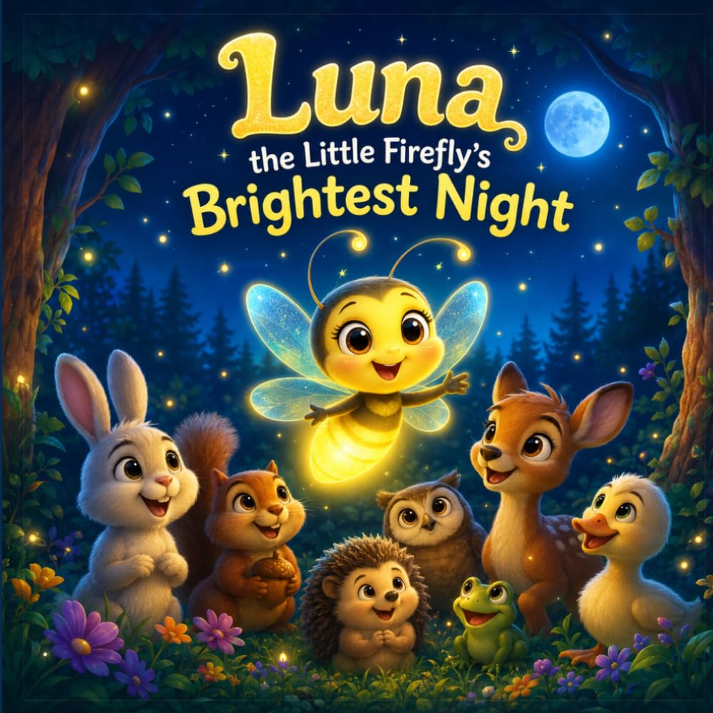 Luna the Little Firefly's Brightest Night: A Heartwarming Story of Kindness, Courage, and Friendship for Kids Ages 5–10 (Little Forest Adventures)