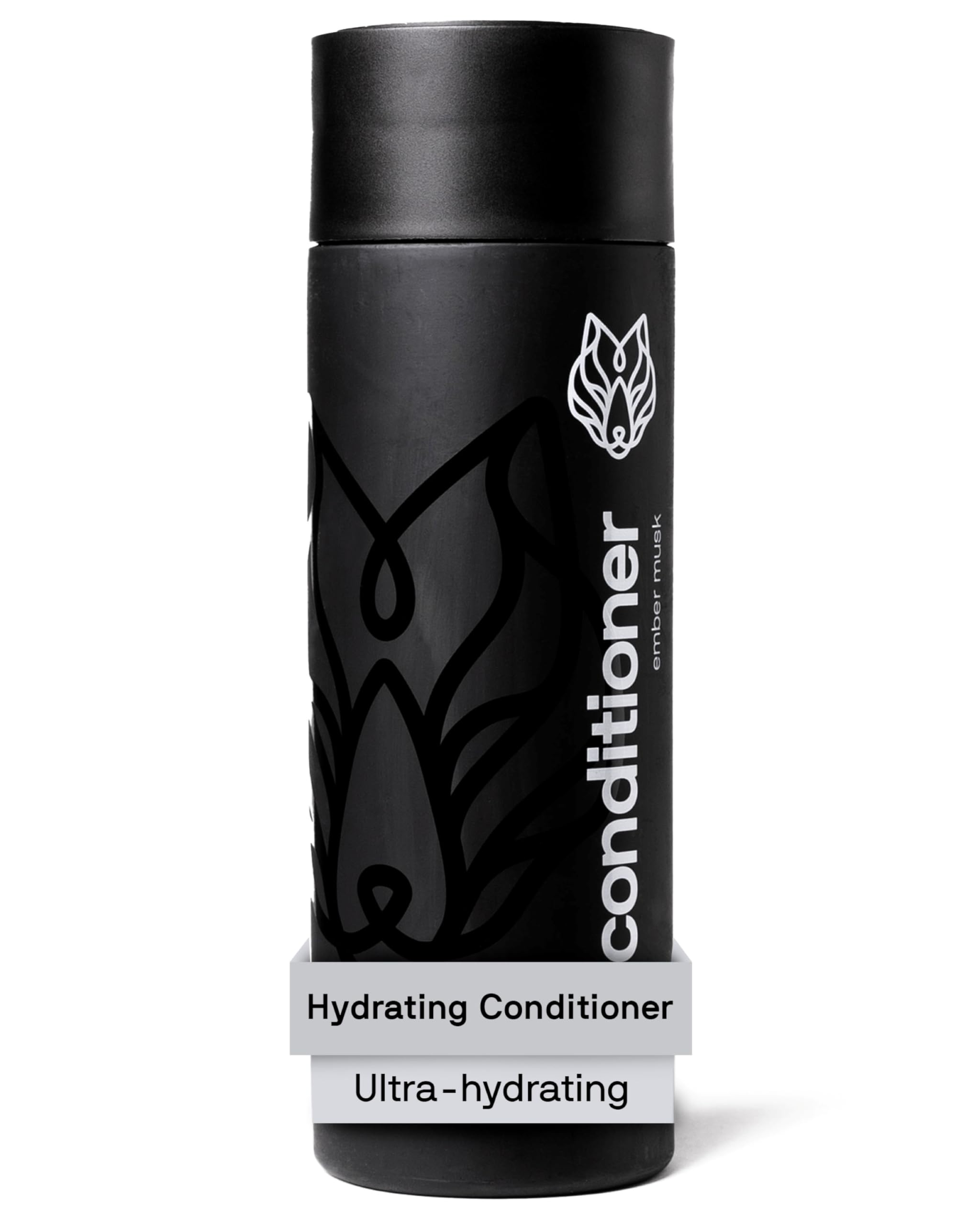 Black WolfEveryday Conditioner, 12 Fl Oz - Salon-Grade Hair Conditioner for Men Smooths, Detangles & Locks in Moisture - Hydrated & Moisturized Hair - For All Hair Types