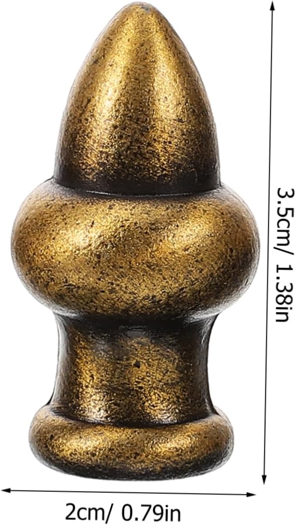 4pcs Solid Lamp Finials for Desk and Ceiling Lights Elegant Accessories for Table and Floor Lamps Chic Light Knobs for