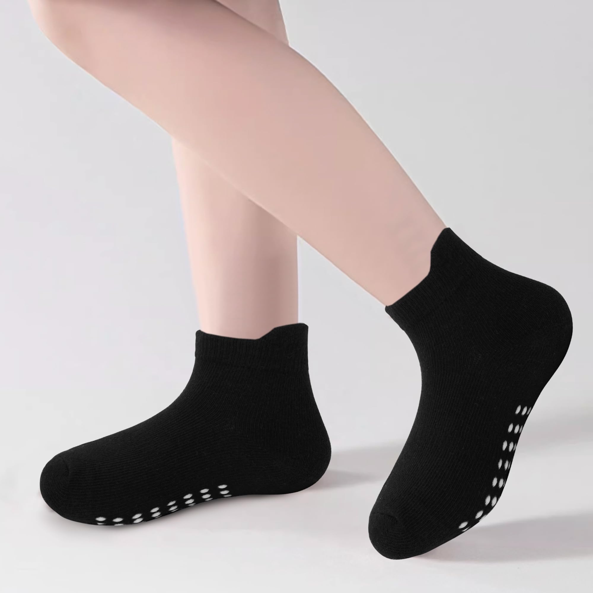 Baby- und Kleinkindsocken, weiche Baumwolle, rutschfeste Knöchelsocken für Neugeborene, Jungen und Mädchen