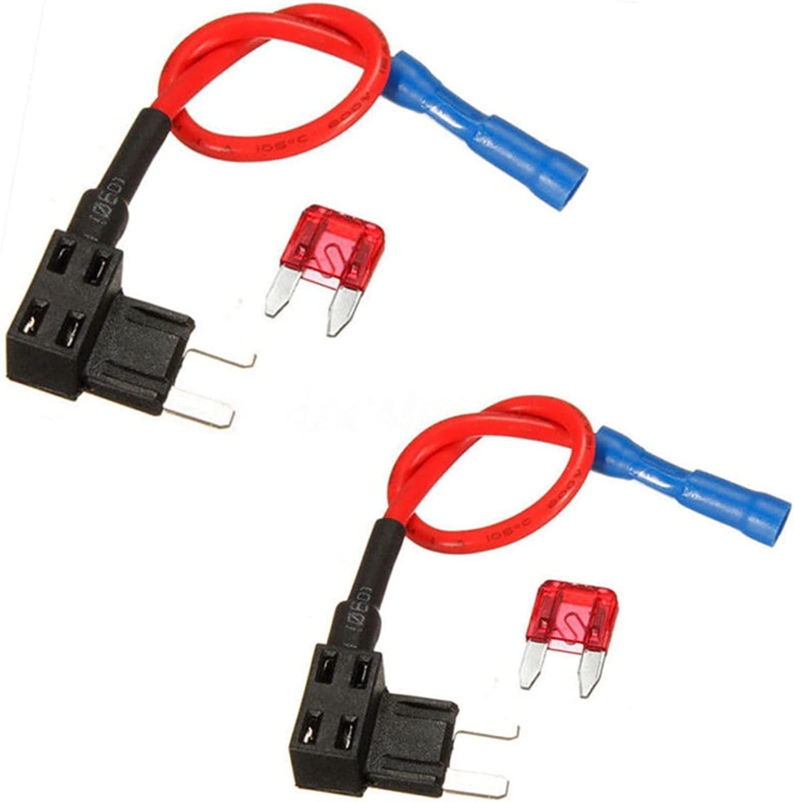 Bezpiecznik 12 V 5 szt. Uchwyt bezpiecznika Standardowy bezpiecznik samochodowy Dodaj obwód Mini Blade Fuse Holder ATM APM Piggy Back Bezpieczniki