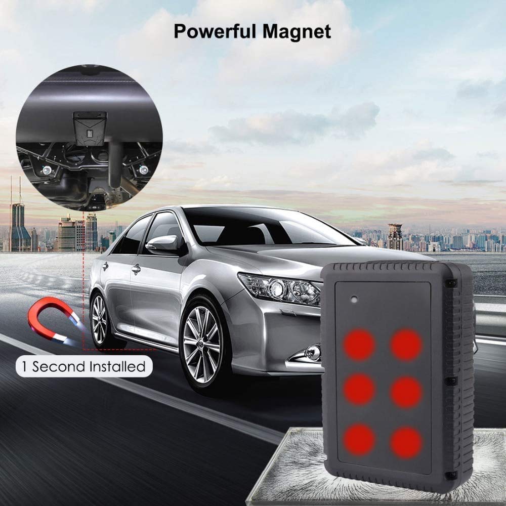 Zeerkeer GPS Tracker 4G Tempo Reale per Auto/Moto/Veicolo, Impermeabile, Magnetico, 10000mAh, App Gratuita, Percorso Storico