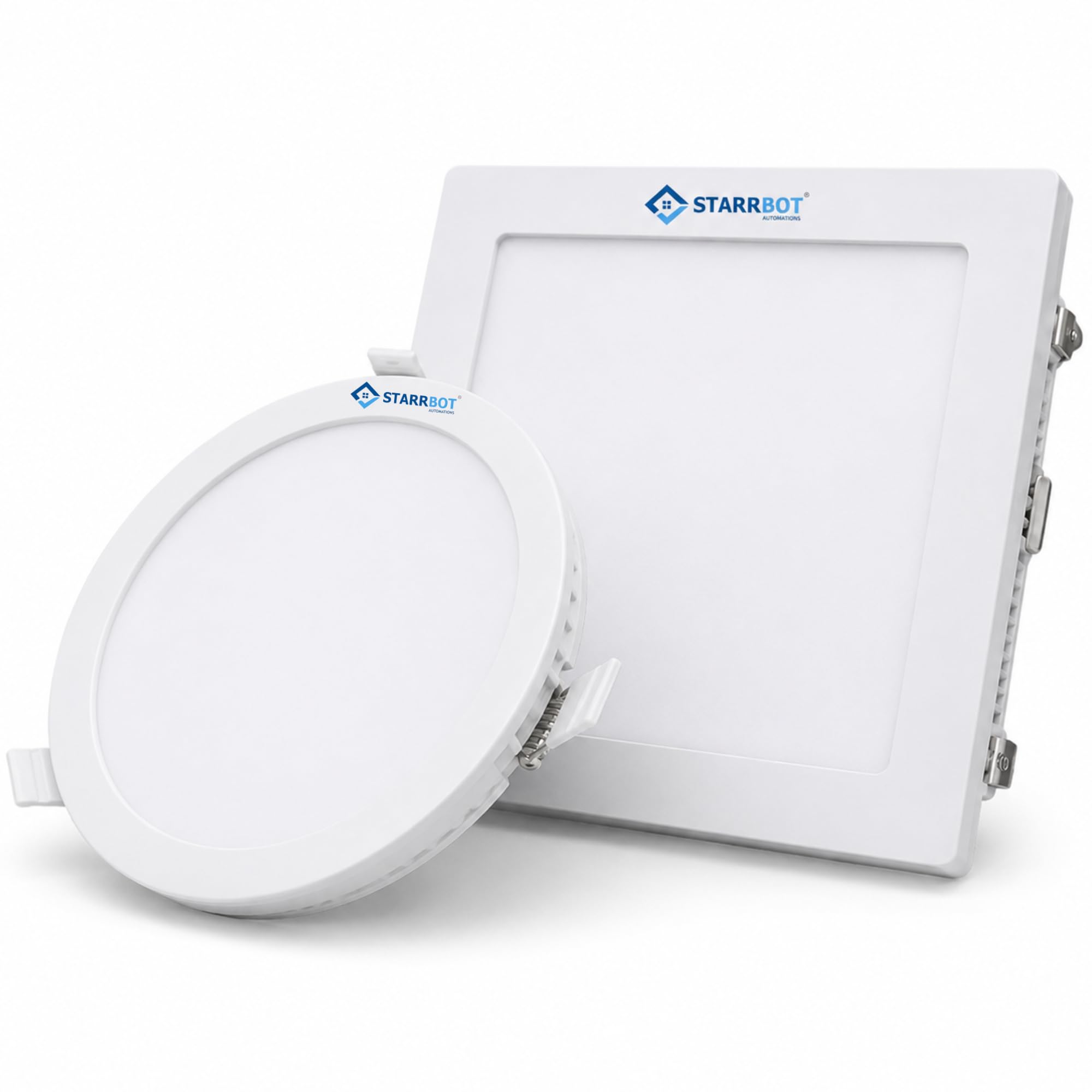 15W - Occupancy Sensor Concealed Panel Light Auto ON/Off Round Plastic, Cool White - 6500K-image-45