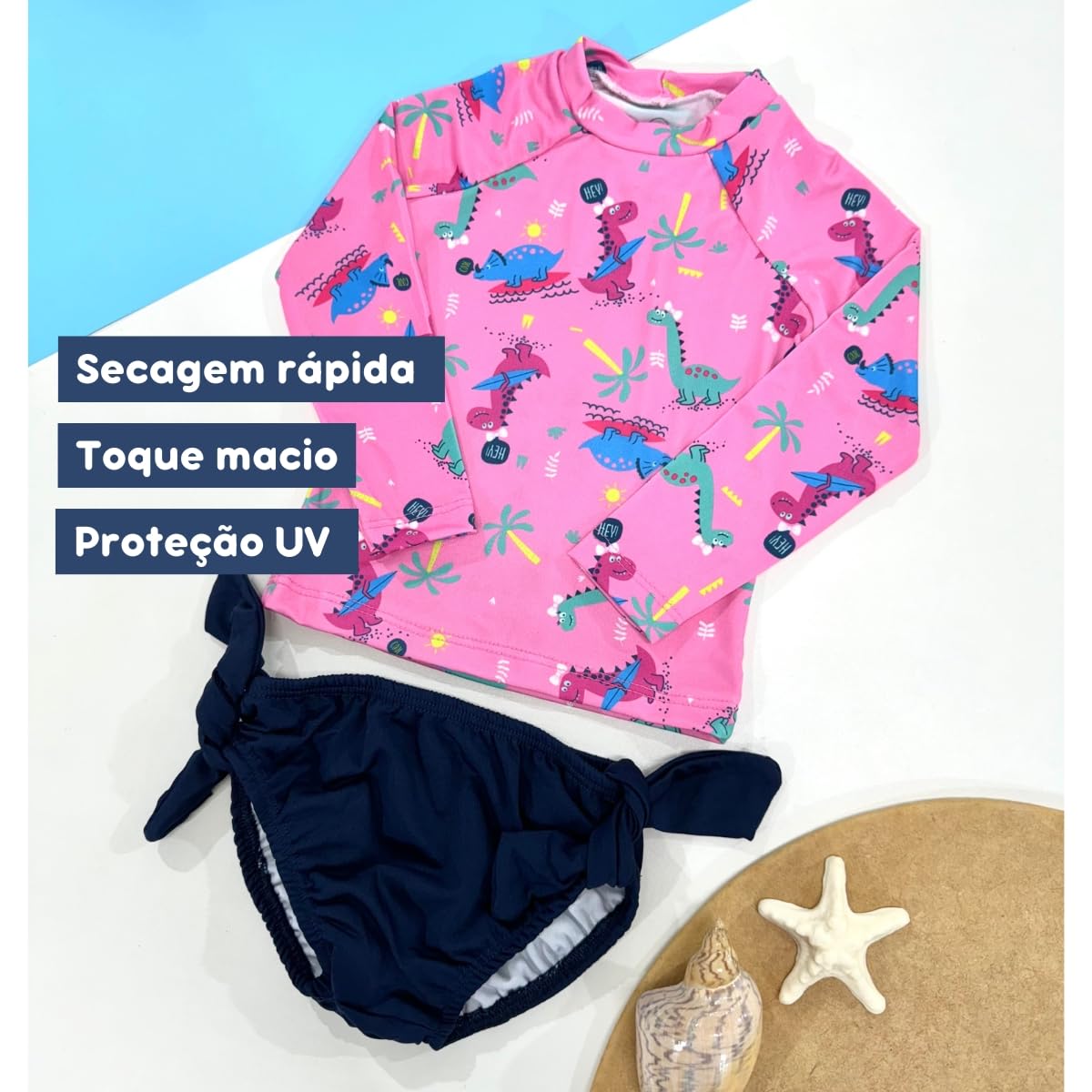 Conjunto Infantil Proteção Solar Uv Praia Blusa Maiô Biquíni em promoção! Veja a oferta e mais achadinhos de Moda praia infantil 8 Hoje é o melhor dia para comprar Conjunto Infantil Proteção Solar Uv Praia Blusa Maiô Biquíni com aquele preço maroto! Promoção! Aproveite a oferta! 8