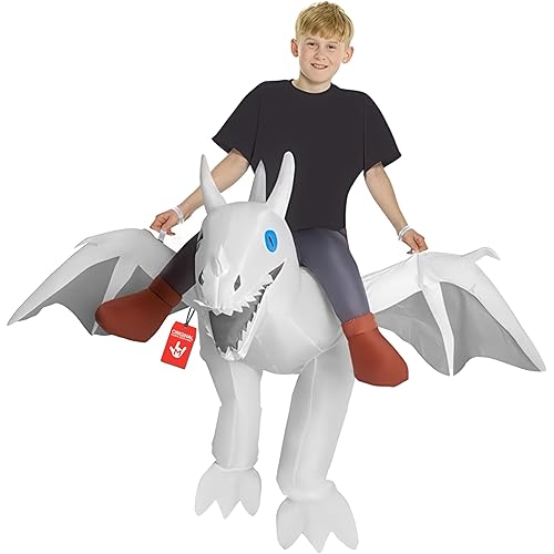 Morph Inflatable Ride-On Dragon Halloween Costume for Adults