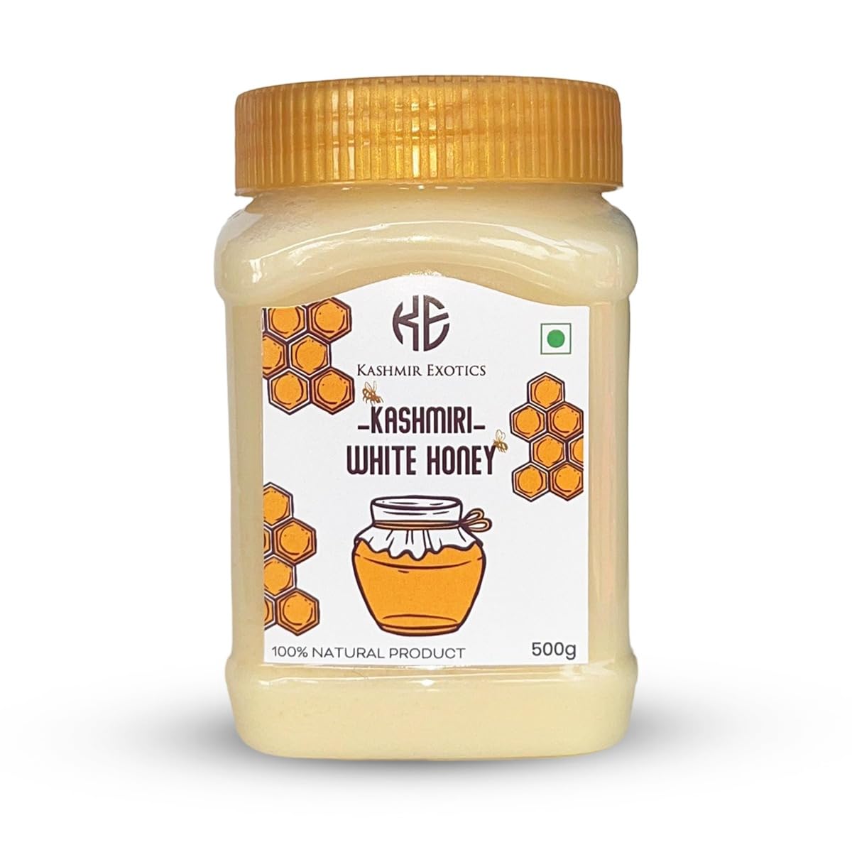 Kashmir Exotics Pure Kashmiri White Honey 500gm, 100% Natural & Organic (B08BTP2H9Z) Amazon Price History, Amazon Price Tracker
