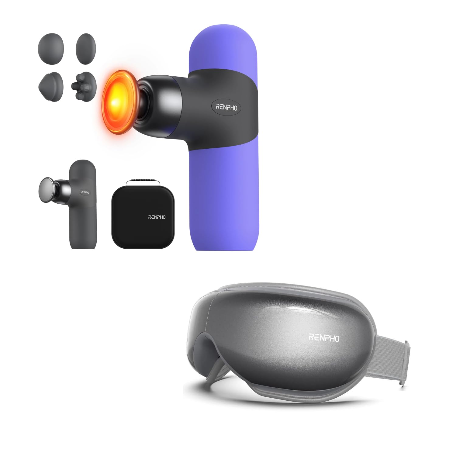 RENPHO Mini Thermal Massage Gun with Heat Gifts for Women Men Eye Massager Eyeris 1