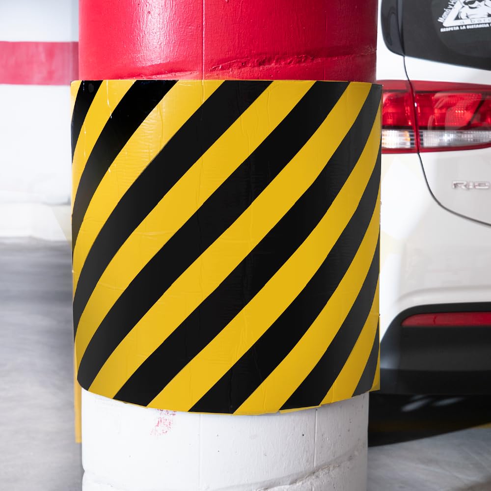 Normaluz - Protector de Columnas y Paredes para Garaje | Manta Bobina Autoadhesiva Flexible y Resistente | Protege Puertas y Vehículos con Instalación Fácil 5MT x 50 CM x 2CM