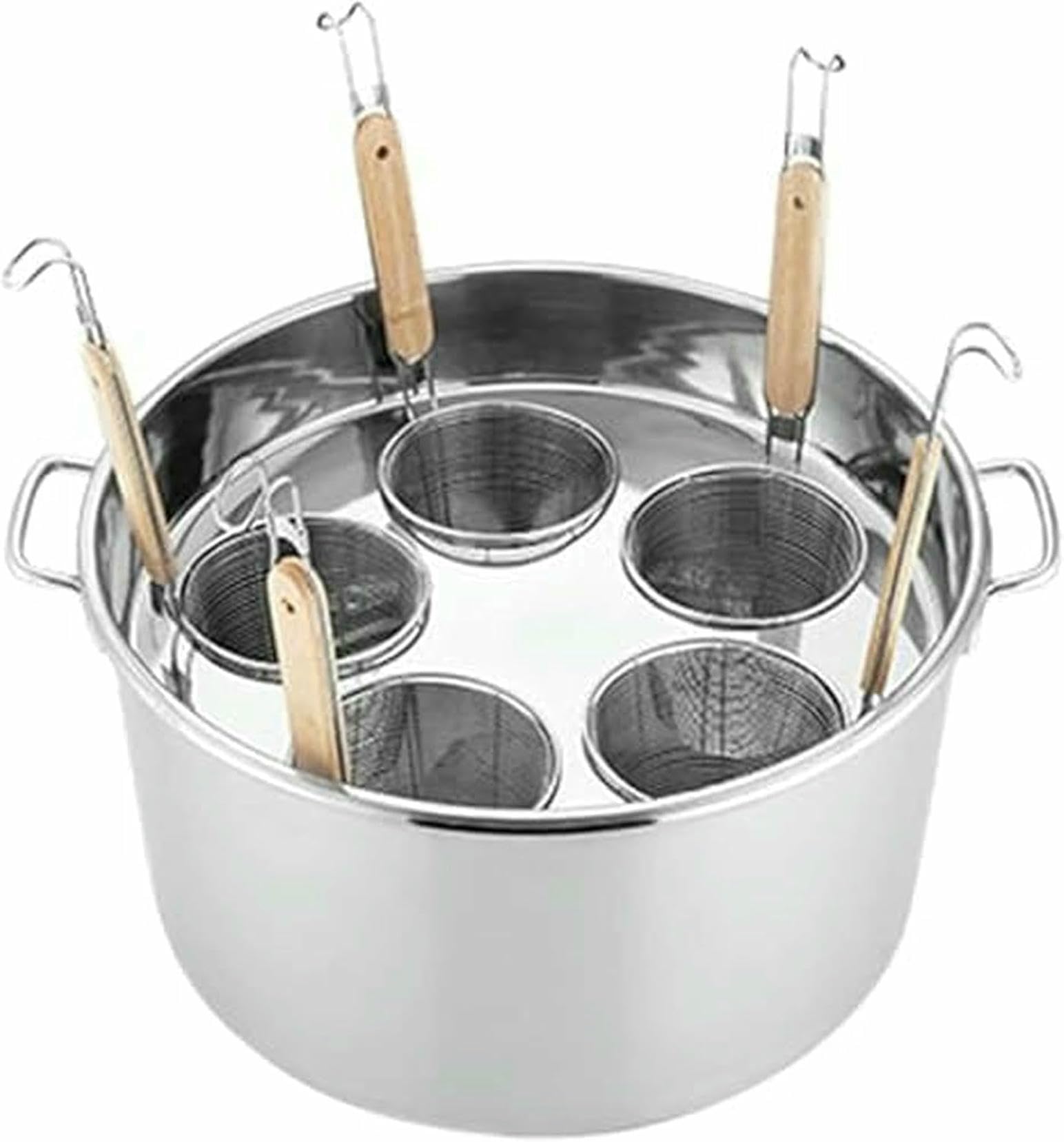 Cuiseur à pâtes multicuisant 5 paniers pour repas de famille et soirées entre amis