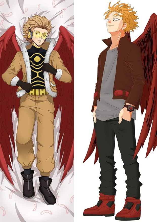 Amazon 僕のヒーローアカデミア ヒロアカ ホークス 両面プリント 2wayトリコット キャラグッズ アニメ 等身大 抱き枕カバー Anime Pillow Cover サイズ選択可 アニメ 萌えグッズ 通販