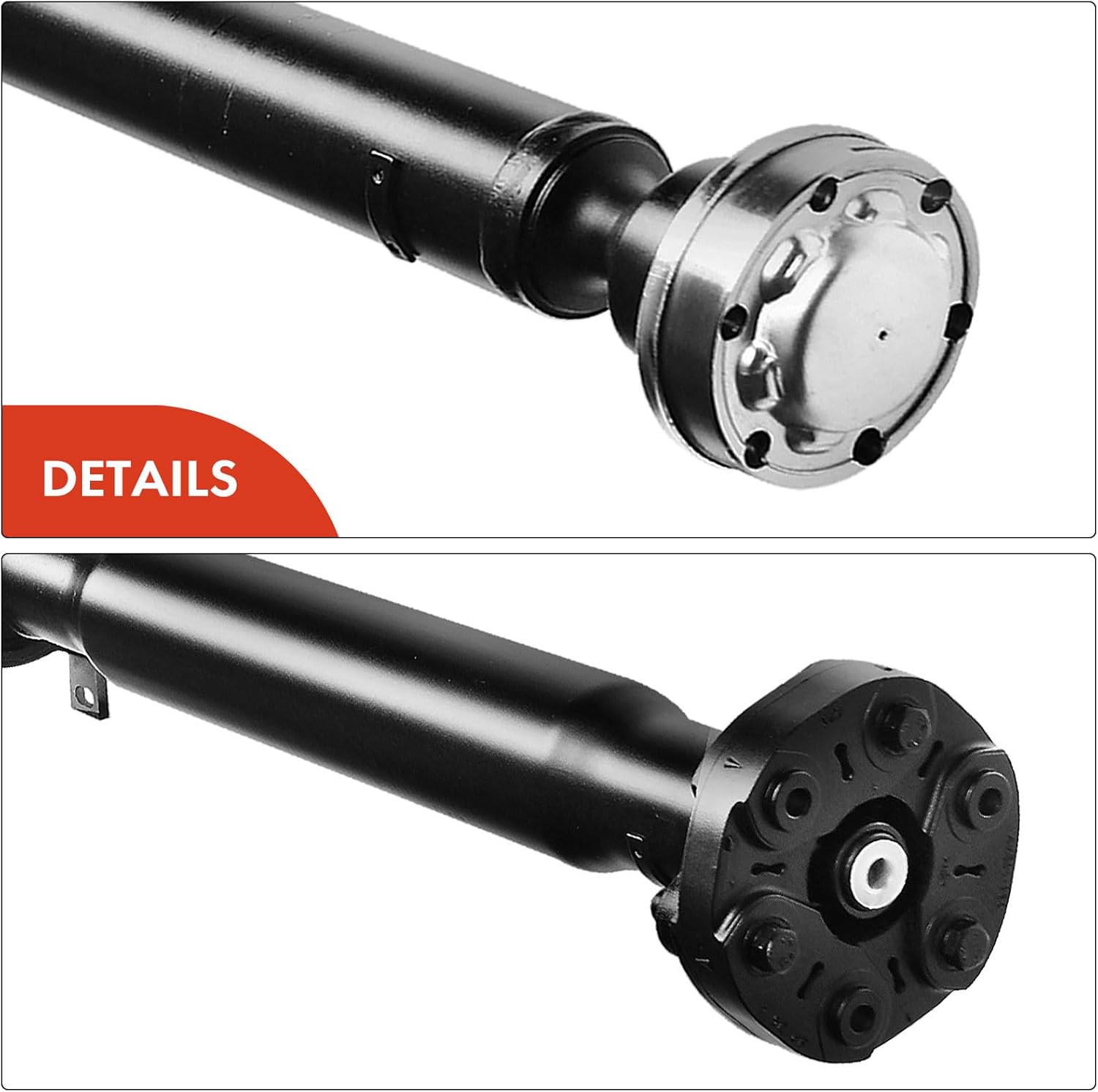 A-Premium Rear Drive Shaft Driveshaft Assembly Compatible with BMW 525xi 530xi 2006-2007, 528i xDrive 535i xDrive 2009-2010, 528xi 535xi 2008, L6 3.0L, E60 E61, [AWD Auto Trans], Replace# 26107557158
