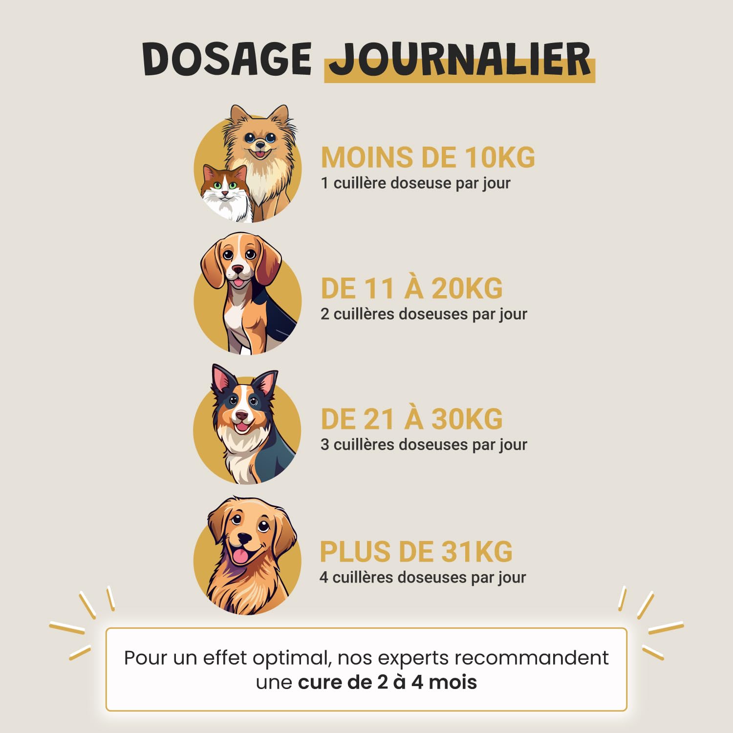 Kelp en Poudre pour Chien et Chat - Complément Alimentaire 100% Naturel - Riche Iode et en Minéraux - Boost Les Défenses Immunitaire - Soutien la Thyroïde - 100g