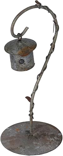 Miniatura 2 de Casa de muñecas en miniatura a escala 112, muebles de casa de muñecas a escala 112 16 modelo de cobertizo de pájaros en miniatura de aluminio,