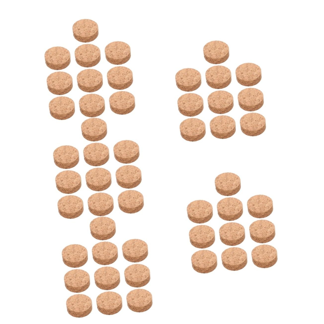 Tapis de jardinière en liège naturel HEMOTON, lot de 10 pièces rondes pour pots de fleurs