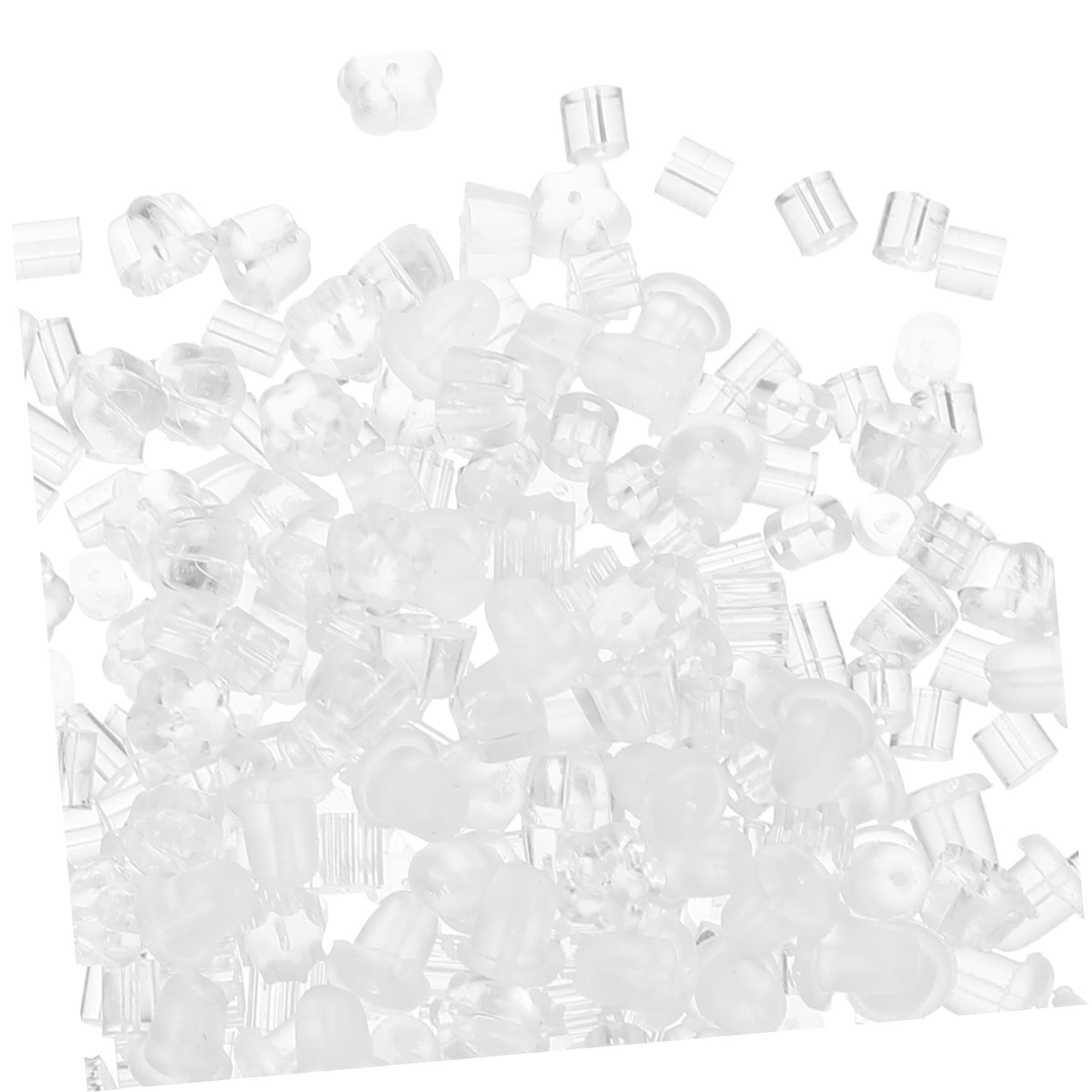 Operitacx 1500stücke Gummi Ohrring-verschlüsse Klare Ohrstopper Für Ohrstecker Hypoallergenes Ohrstecker-zubehör Für Verschiedene Ohrring-Designs Und Ersatzteile