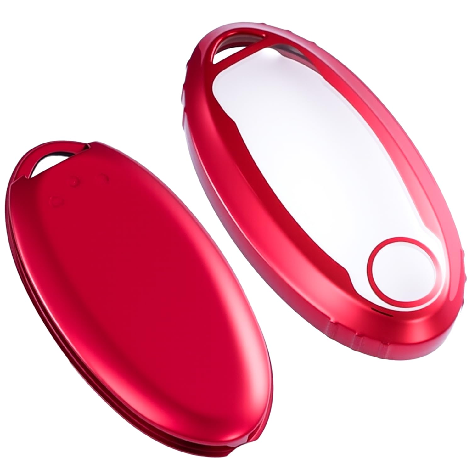 Lcyam TPU Smooth Case Key Fob Cover Red Fits for Infiniti Nissan Altima SL FWD Maxima Sentra X Trail Patrol Quest Murano Pathfinder Serena Kicks Armada Juke Versa Accessories