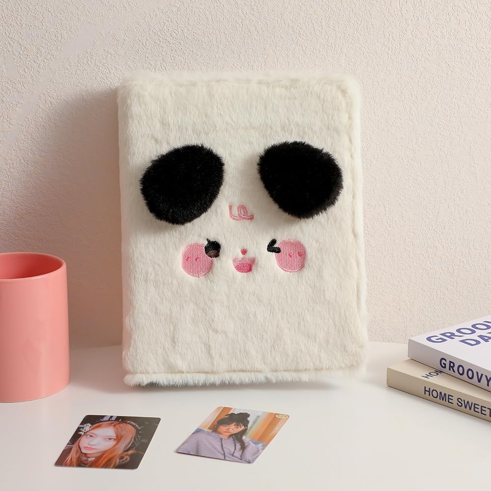 Pluszowy uchwyt na karty fotograficzne Kpop, 3 cali, segregator na książki, A5 kpop, 30 arkuszy, 240 kieszeni, mini album na karty
