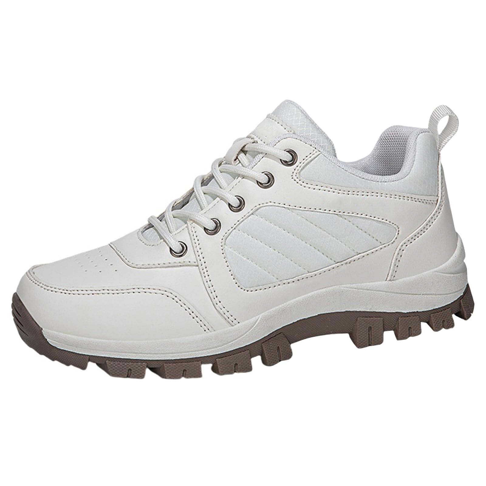 Zapatillas de senderismo impermeables para mujer, color beige