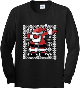 santa claus dabbing sweater