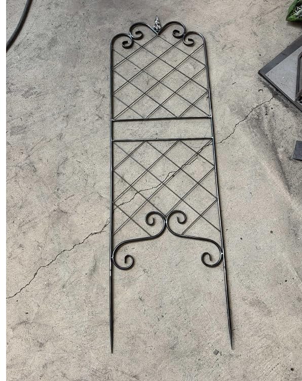 AMAGABELI GARDEN & HOME Garden Trellis 2 Pack 71”x20” Heavy Duty Rustproof Wall Trellis for Climbing Plants Outdoor Metal Decoration Large Trellis for Potted Plants Support Trellis Roses Black