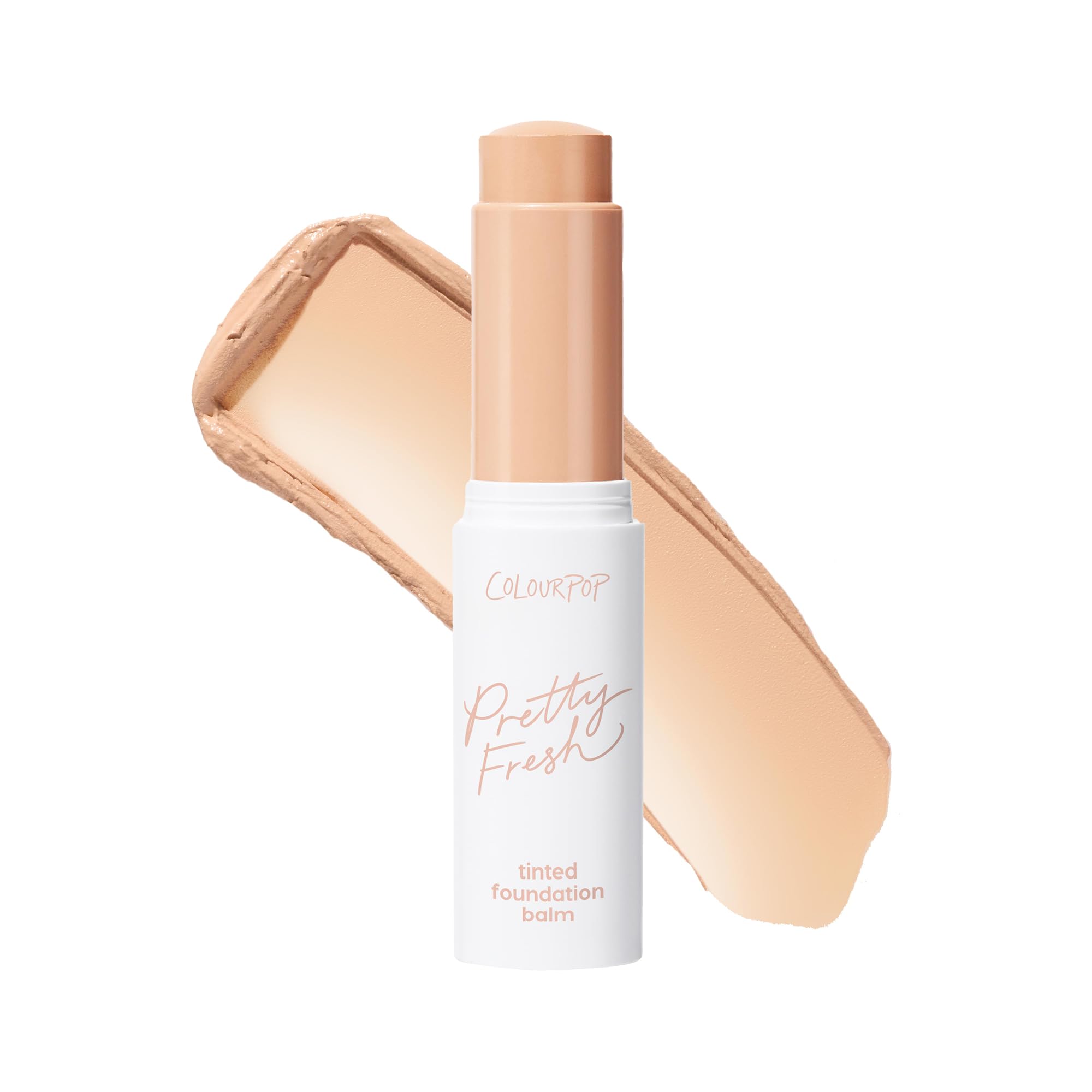 ColourPop Pretty Fresh Tinted Foundation Stick - Balm to Cream Foundation with Light to Medium Coverage - Infused with Hydrating Hyaluronic Acid,