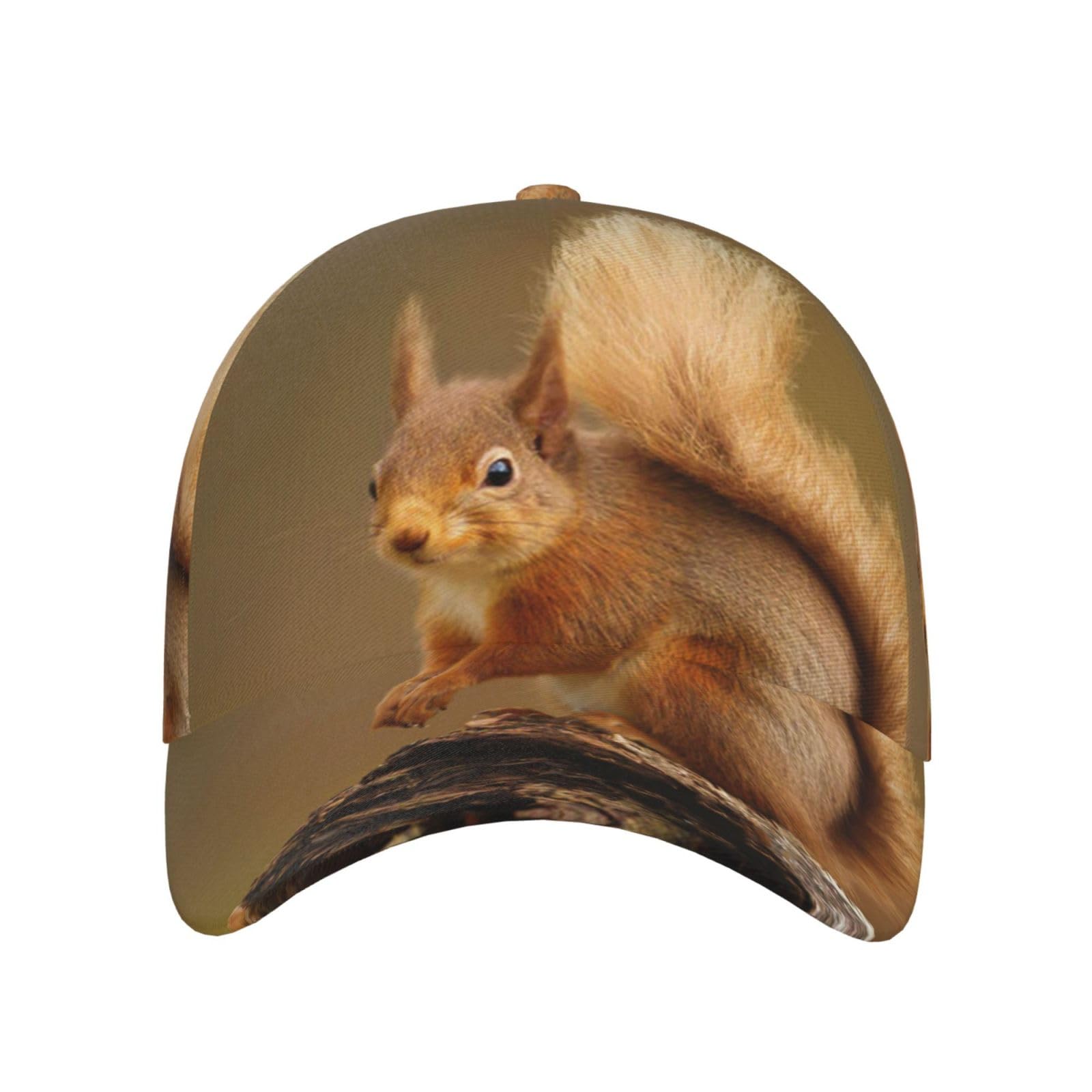 Oudrspo Unisex Squirrel 01 Squirrel Baseball Cap Adjustablecap Cute Animal Hat Animal Baseball Hats Squirrel Cap For Outdoor