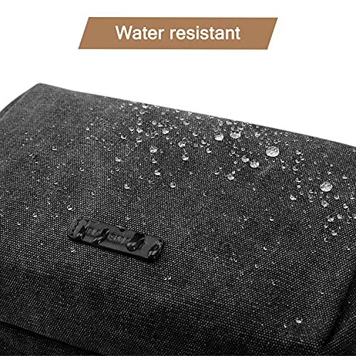 Image of Toiletry Bag for Men, BAGSMART Travel Toiletry Organizer Dopp Kit Water-resistant Shaving Bag for Toiletries AccessoriesiA'Black