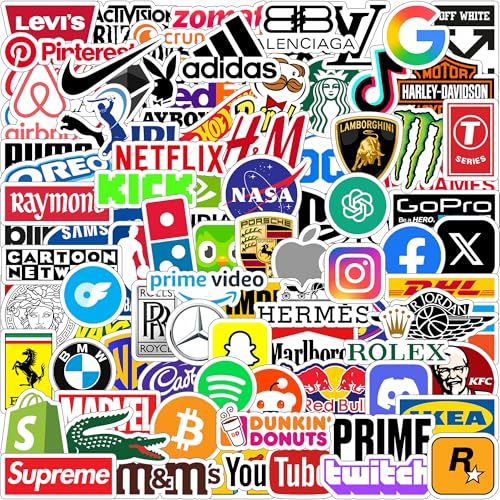 Brand Rush Vincent Van Gogh Stickers Pack of 90+ Waterproof Vinyl Art & Quote Stickers | Starry Night, Sunflowers