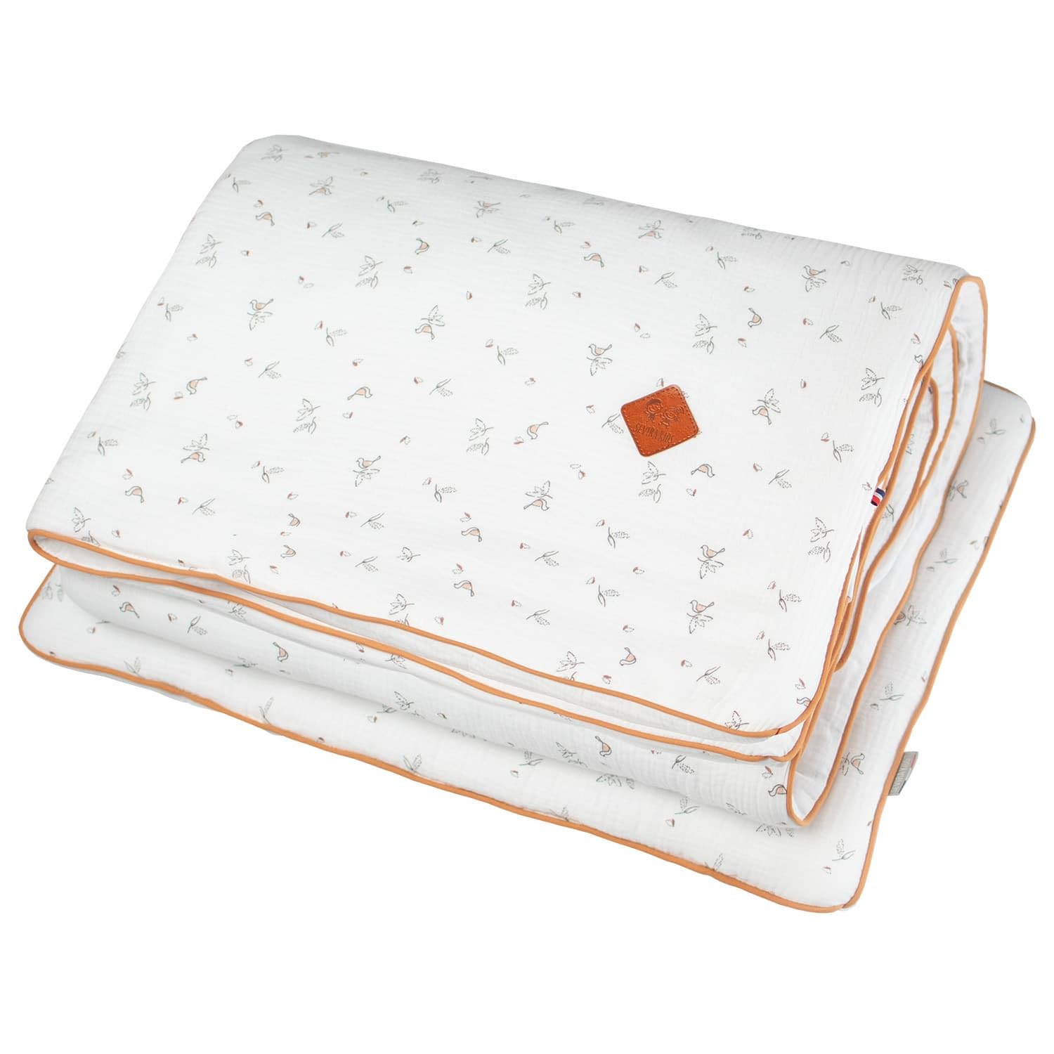 Couette et oreiller prêt à dormir Sevira Kids en gaze de coton pour des nuits douces et saines
