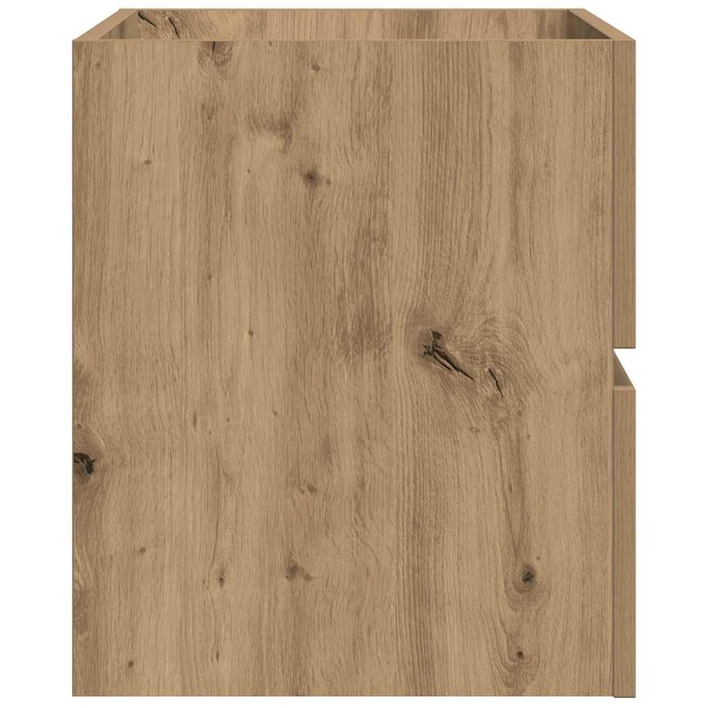 Armoire murale de salle de bain 80x38,5x45 cm Bois d'ingénierie Chêne