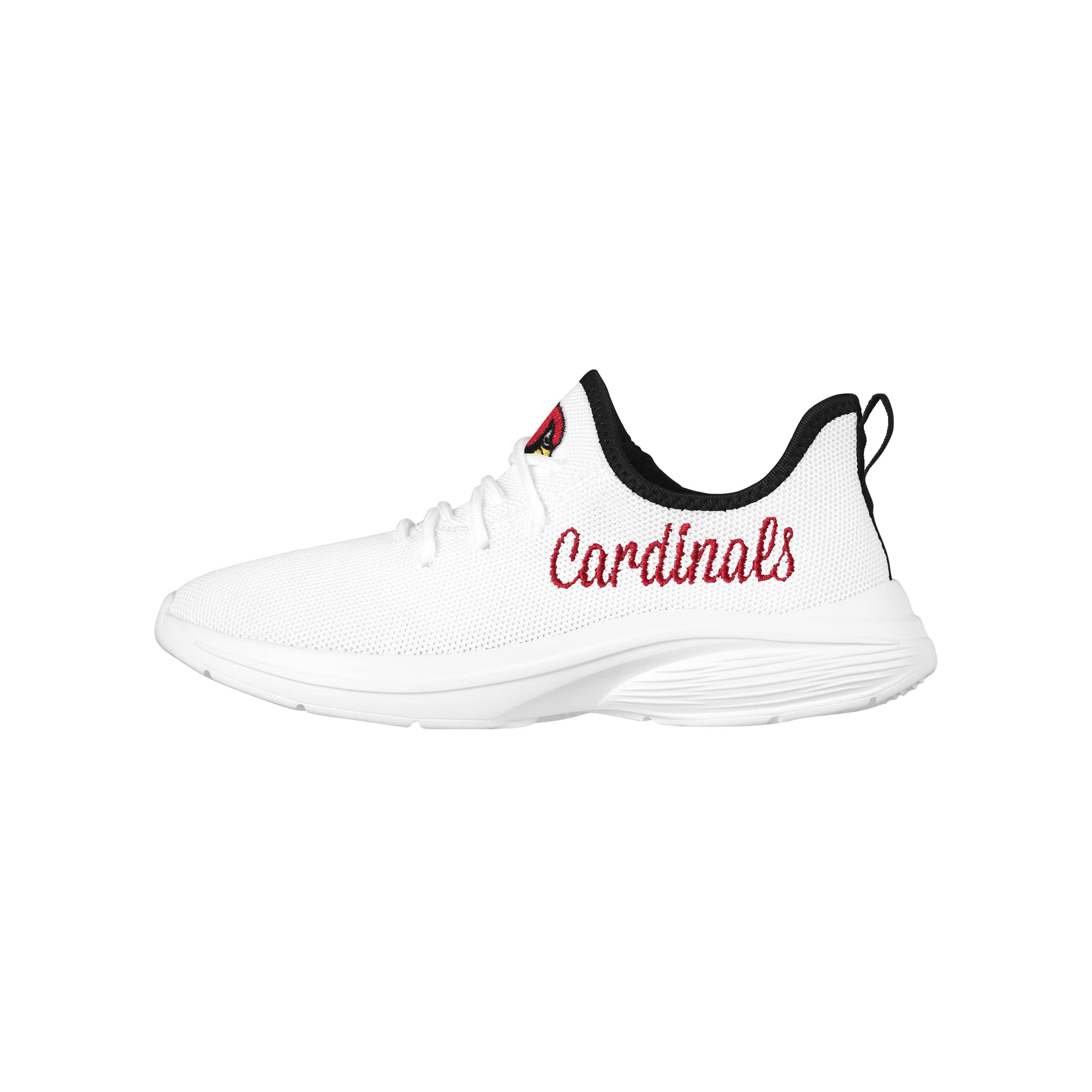 FOCO NFL Womens NFL Team Logo White Athletic Shoes Sneakers
