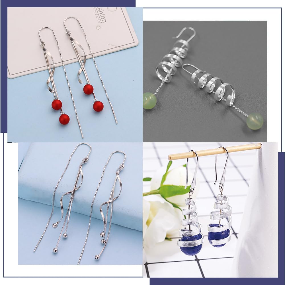 Beebeecraft 56 Feet 925 Sterling Silver Beading Wire Flat