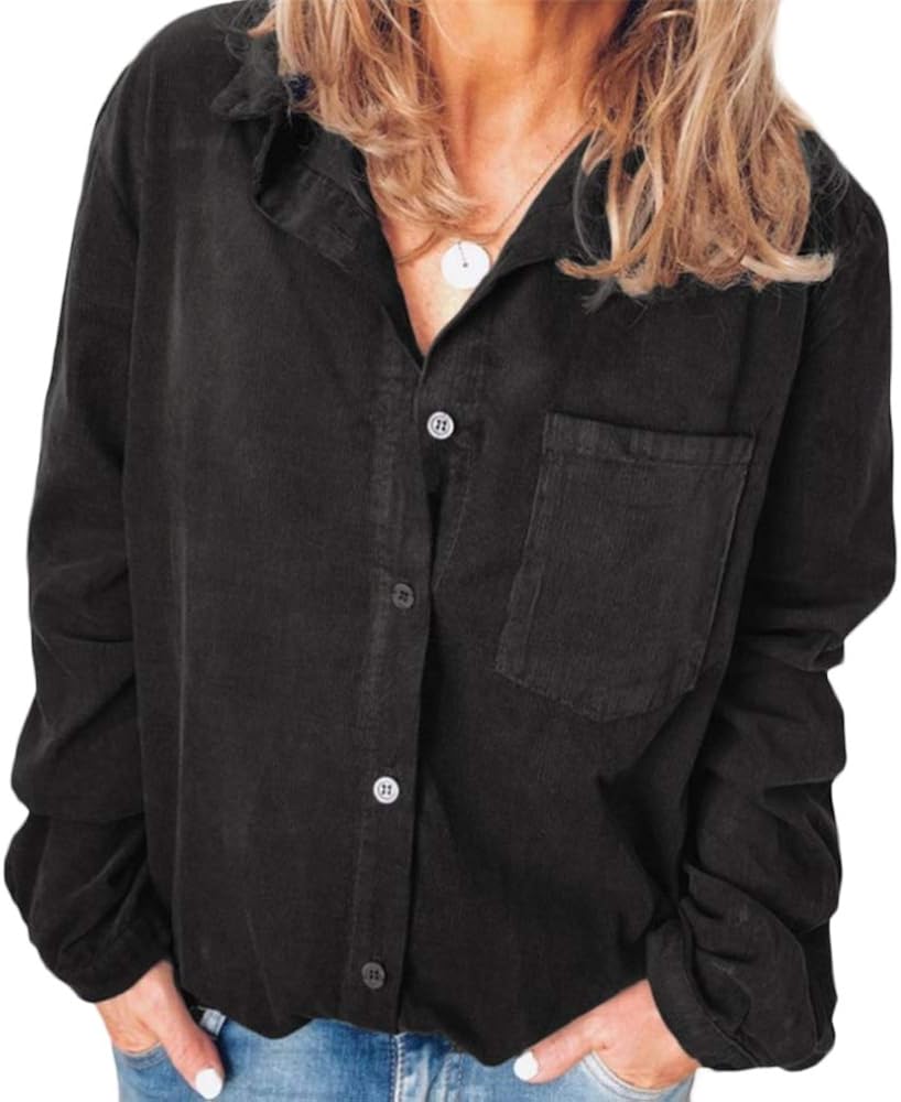 Oversized button down shirt plus size Clearance