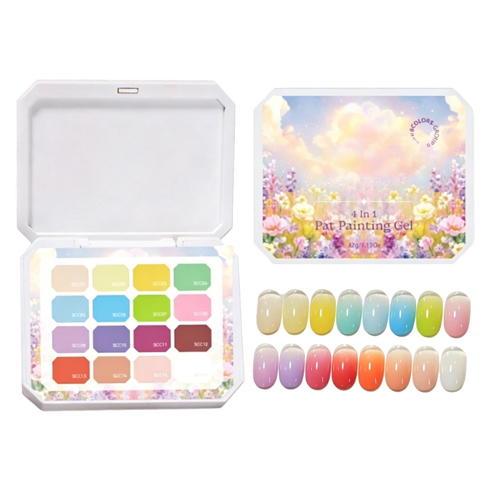 Paleta de gel para diseñar uñas Pat Gels que soluciona el desorden 8