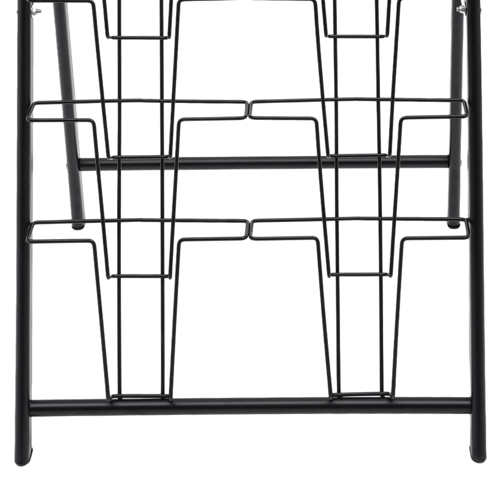 Double présentoir à magazines A4 à 10 niveaux en métal - Support de présentation au sol pour magazines, livres, journaux, littératures, dépliants - Pour la maison, le bureau, le magasin de détail