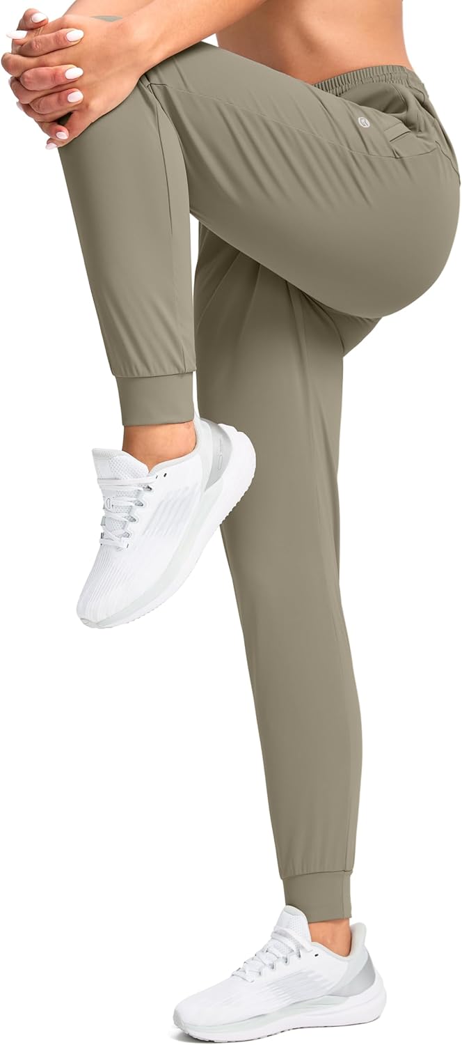 G Gradual Women's Joggers Pants with Zipper Pockets Tapered Running Sweatpants for Women Lounge, Jogging - Image 2