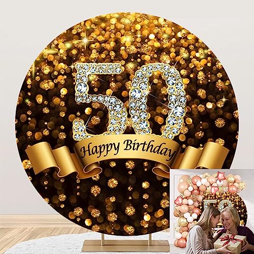Sfondo Circolare Glitter Turchese 150 Cm Per Matrimoni E Compleanni, In Poliestere Con Stampa 3D, Lucido Argento