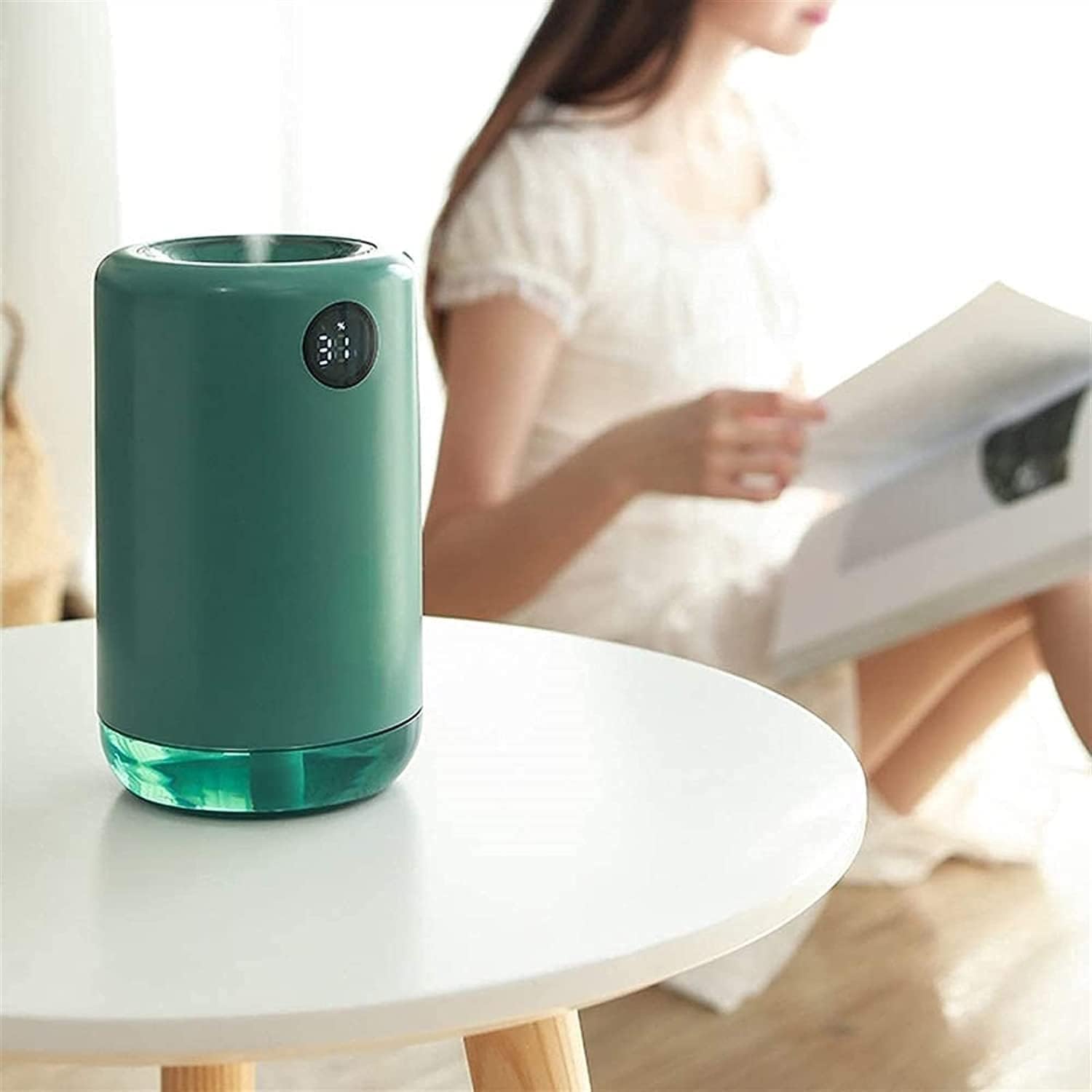 Humidifier for Office Portable Small Quiet USB Desktop Humidifier for Car