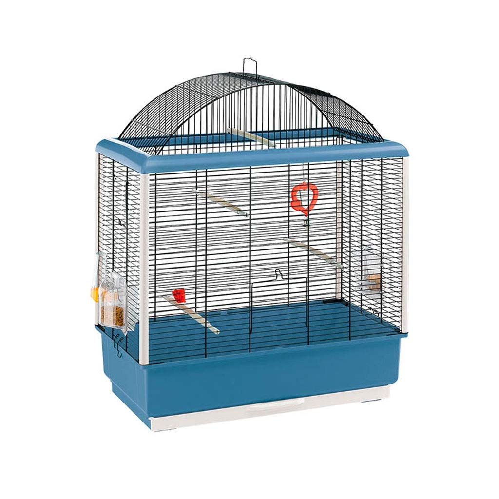 HTTGDGDH Solid Bird Cage Stainless Steel Bird Cage Pigeon Parrot Cage Large Bird Cage For Lovebirds Finches Parrotlet Bird Cage,A