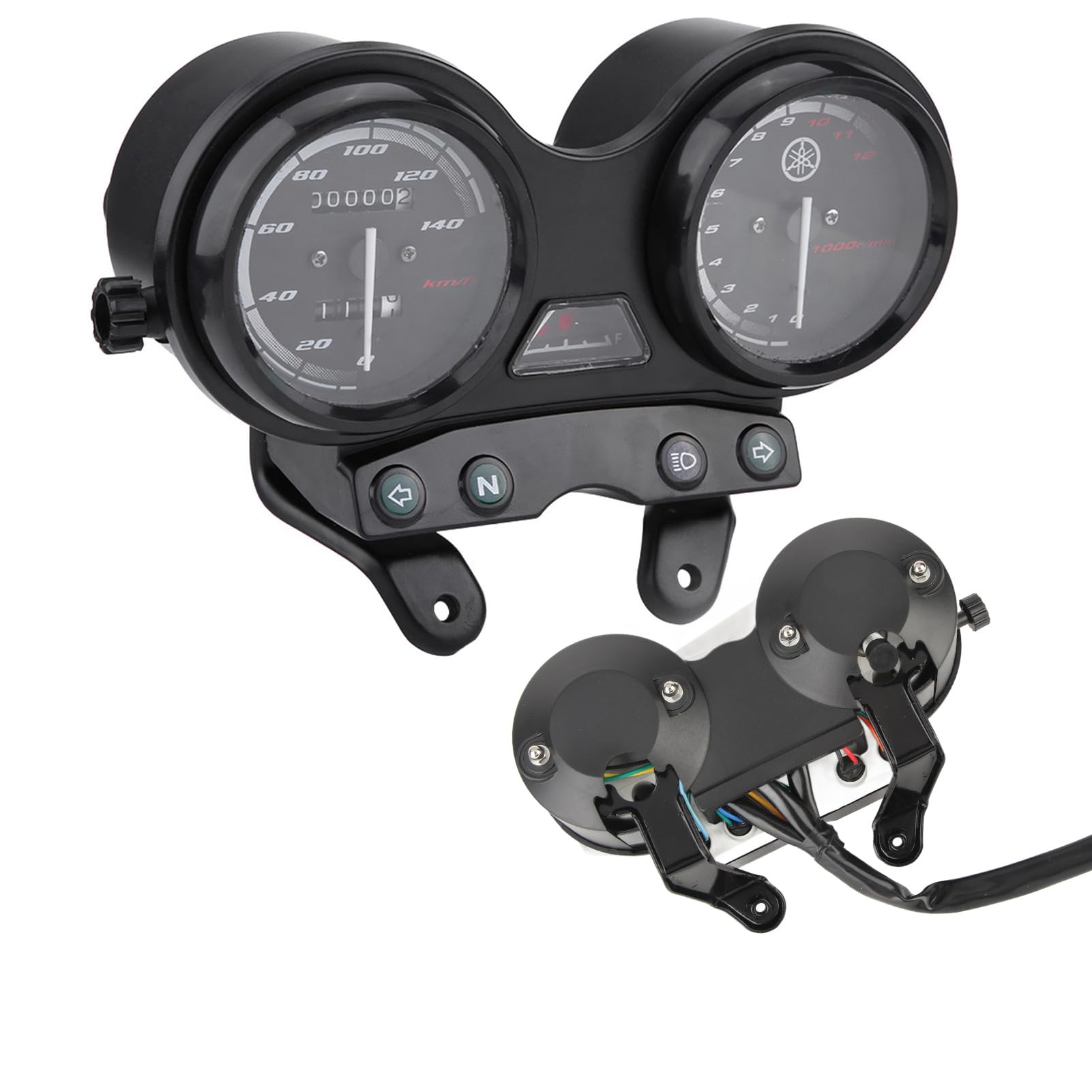 Compteur kilométrique de moto en plastique transparent pour compteur de vitesse