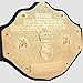 Big Gold 2mm Championship Title Belt Replica, World Heavyweight Wrestling Belt Adult Size for Men, Women