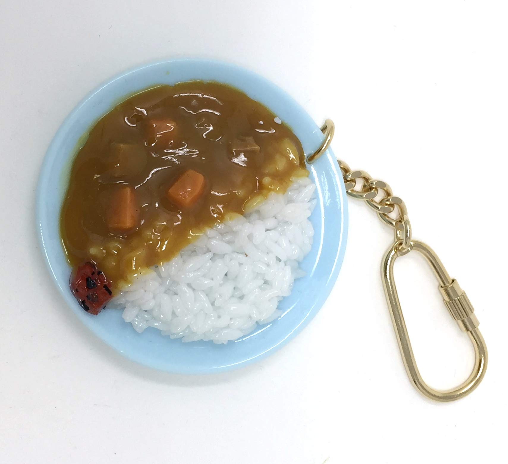 Amazon.co.jp: 末武サンプル 食品サンプルキーホルダー カレーライス k 